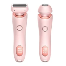 NEW Electric Razors for Women 2 In 1 Bikini Trimmer Face Shavers Hair Removal
