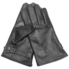 Bundeswehr Lederhandschuhe gefüttert nach TL, grau, schwarz