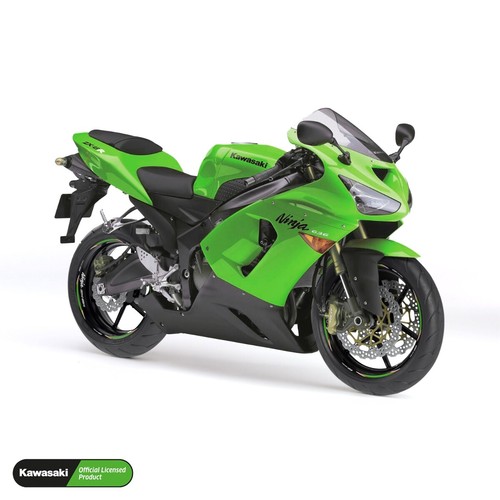 Pegatina de llanta Kawasaki Ninja ZX-6R V4 Premium Light pegatina de borde de llanta - Imagen 4 de 7