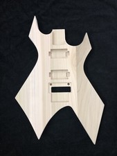 Unfinished WL22 Fret Electric Guitar Body In Poplar Wood Made in USA