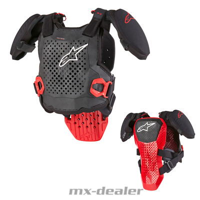 Alpinestars A5 V2 EVO Kinder Brustpanzer Youth Chest Protector Motocross Enduro