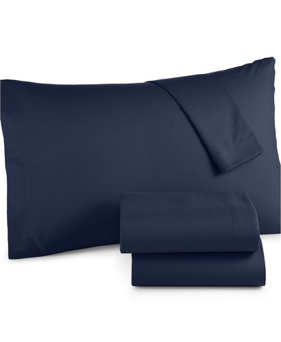 Signature Col Luxury Bed Sheet Set - King Solid Brushed Microfiber Wrinkle-Free - Picture 15 of 17
