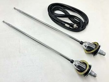 1963-1964 CHEVY IMPALA BEL AIR BISCAYNE REAR ANTENNA ASSEMBLY SET LH RH PAIR NEW