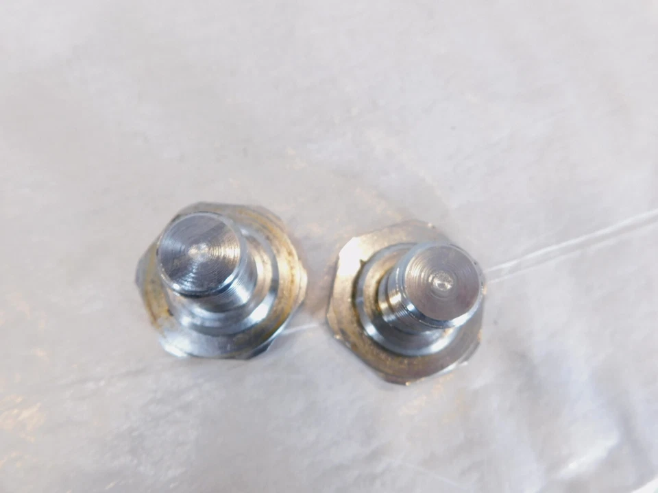 Dos tapas de tubo de horquilla delantera de deslizamiento ancho Harley Davidson Touring Dyna y Softail Foto 4 de 4