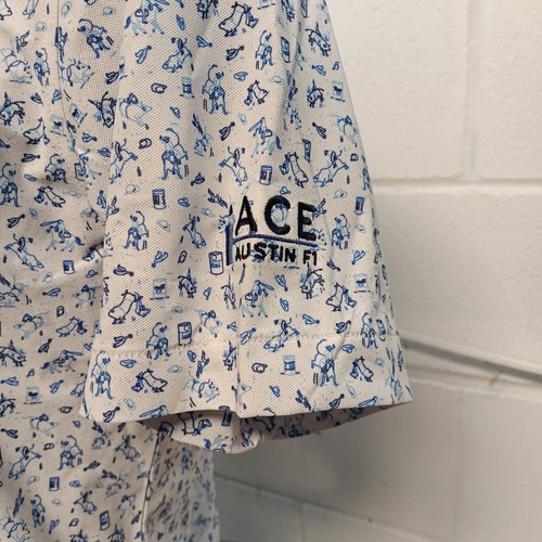 NEW PETER MILLAR GOLF POLO SUMMER COMFORT S Ace Austin F1 Club Logo - Picture 3 of 5