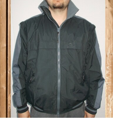 Combi Blouson 2 in 1, Jeantex Jacket & Vest, Waterproof, Lined, Black, 54