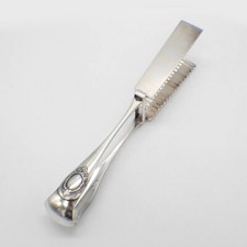 French Asparagus Tongs Sterling Silver Pierre Queille Paris 1840s