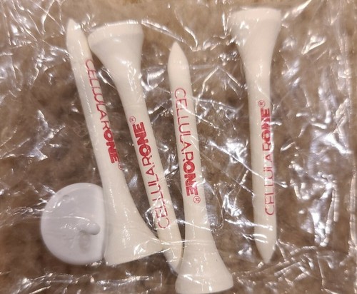 Professional Wooden Golf Tees - ProLength White 2 3/4" - Picture 2 of 3