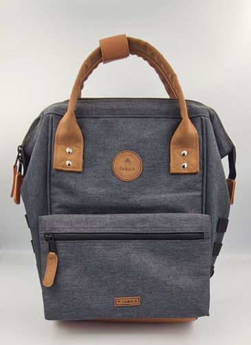 Cabaia Backpack Adventurer Small Londres Grey New