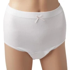 Reusable Light Incontinence Pants,White Women, Large