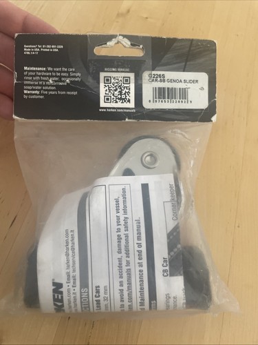 Harken 22mm Slider Car —PINSTOP G226S Car-sb Genoa Slider - Foto 4 di 7