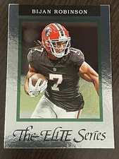 2024 Panini Donruss Elite The Elite Series Bijan Robinson #41 Falcons