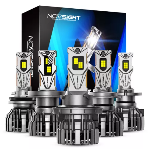 NOVSIGHT H4 H7 H11 9005 9006 LED Headlight Bulbs Kit H/Lo Beam 30000LM Brighter