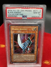 Blade Knight CT1-EN002 Yugioh 2004 Collectors Tin Secret Rare PSA 10