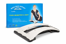 Magic Back Support Adjustable Multi-Level Lumbar Back Stretcher Stretching Board