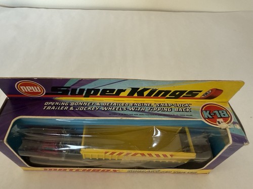 Matchbox Super Kings K-18 Ford LTS Articulated Tipper In Box Unpunched - Picture 2 of 18