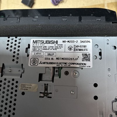Mitsubishi NR-MZ03 Car Navigation Memory Navi One Seg ETC CY 
