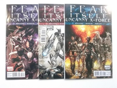 Fear Itself: Uncanny X-Force  Heft 1 2 3 komplett US Marvel 2011 Zustand 1