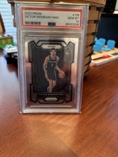 2023 Prizm Victor Wembanyama PSA 10 Gem Mint Rookie Card RC #136 Base - 1