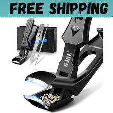 Toenail Clippers for Seniors Thick Toenails, 2024 Upgrade Angled Head Large Toe