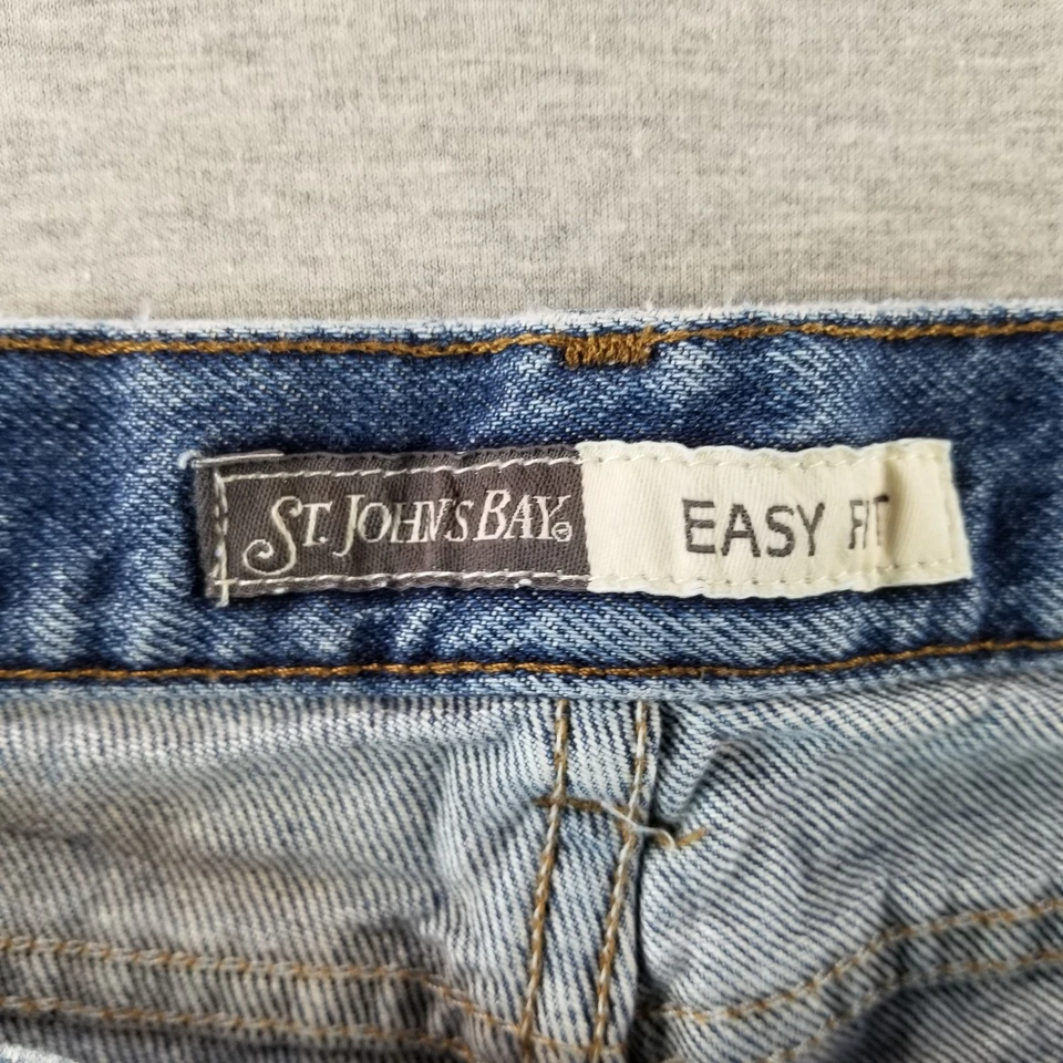 St. Johns Bay Jeans Mens Sz 38x29 VTG Easy Fit Med Wash 100%Cotton Normcore Nice - Image 3 of 4