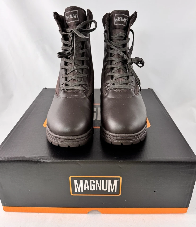 Magnum Men’s 13W Classic 7980W Duty Boots  Wide Dark Brown– New in Box - Image 2 of 4