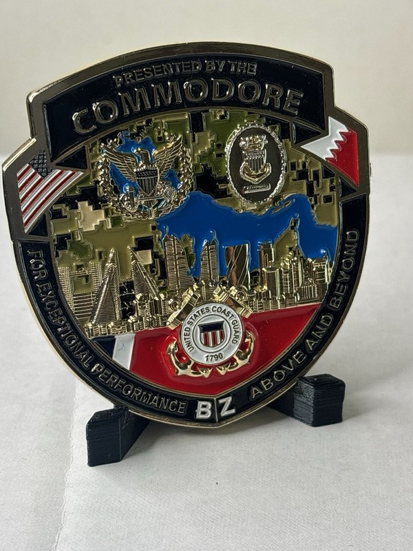 USCG Patrol Forces Southwest Asia Rare Commodore Bahrain Challenge Coin