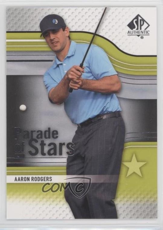 2012 SP Authentic Parade of Stars Aaron Rodgers #58 0ol8