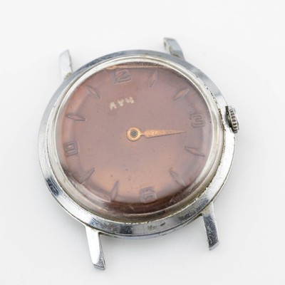 Vintage Luch Made in USSR Soviet Russia Wind-up Analog Men's Watch for Parts