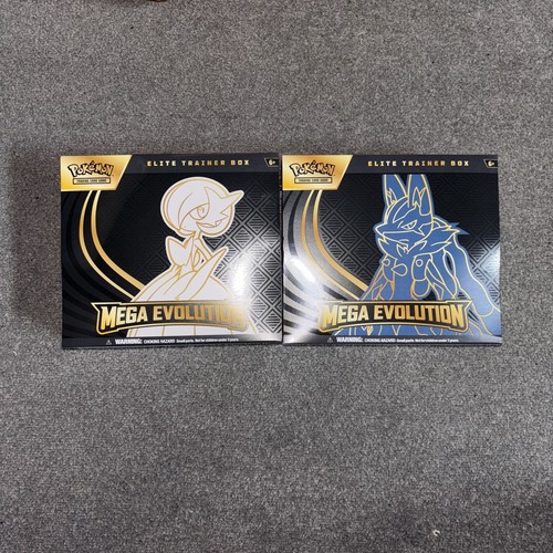 POKEMON TCG MEGA EVOLUTIONS GARDEVOIR & LUCARIO ETB ELITE TRAINER BOX NEW SEALED