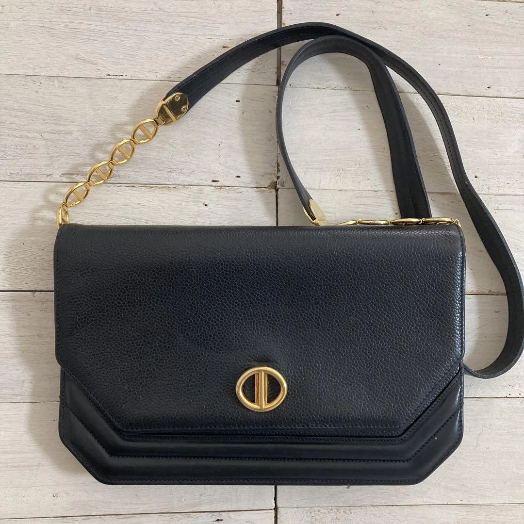 Sac bandoulière Christian Dior Dior cuir noir