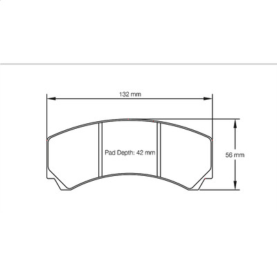 MINTEX 1970 F3R 16.75 RACING PADS 1970F3R16.75