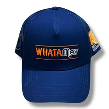 Whataburger Dallas Mavericks Hat NBA Promo Snapback Embroidered Blue Adjustable