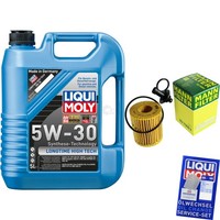 Mann Inspektionspaket 5L Liqui Moly Longtime 5W-30 FüR Toyota RAV 4 IV 2.2 D 4WD