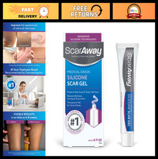 Silicone Scar Gel for Hypertrophic  Keloid Scars - Improves Size, Color, Textur