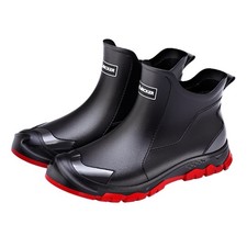 Kurze Gummistiefel Herren Damen Wasserdicht für Angeln Garten Outdoor