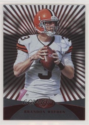 2013 Certified Platinum Red Brandon Weeden #10 2r8