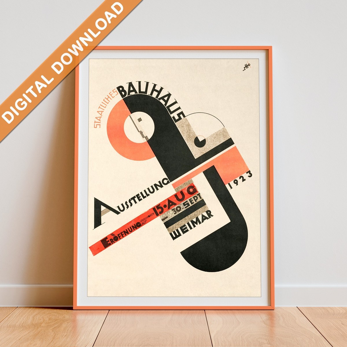 Bauhaus Poster – Joost Schmidt – 1923 | High Quality Digital