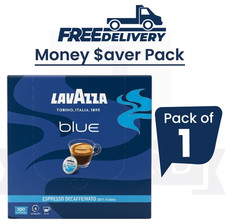 Lavazza BLUE Capsules Espresso Decafeinated Coffee Blend Medium Roast PACK 100