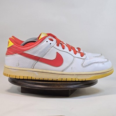 Vintage Nike NYX Dunk Low Shoes Mens Size 11.5 Le Siren Red 2008 330938-161
