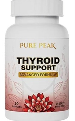 Pure Peak Thyroid Support Supplement Metabolic Function, Energy & Focus, Mood...