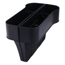 2pcs Car Gap Seat Crack Box Plastic Simple Practical Black and