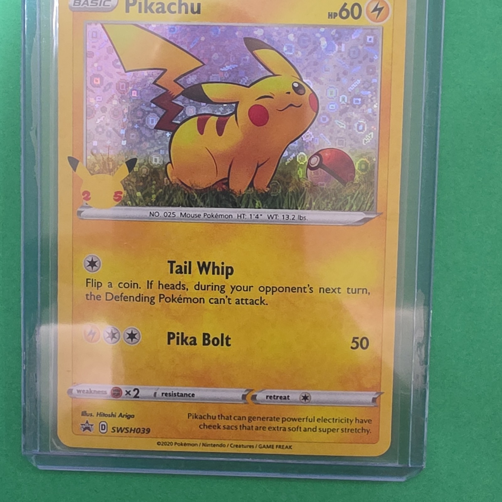 The Pokémon Company Pikachu BW54 Black & White Promo Holo 60 HP EN