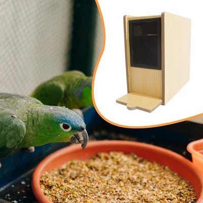 Hirseschalenabscheider Holz Windschäler für Futtergeschäfte Vogelliebhaber Haushalt
