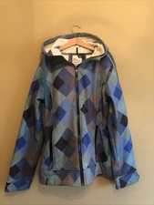 Empyre Technical Outer ware Women  s Jacket Medium Pre-owned Checkered Pattern