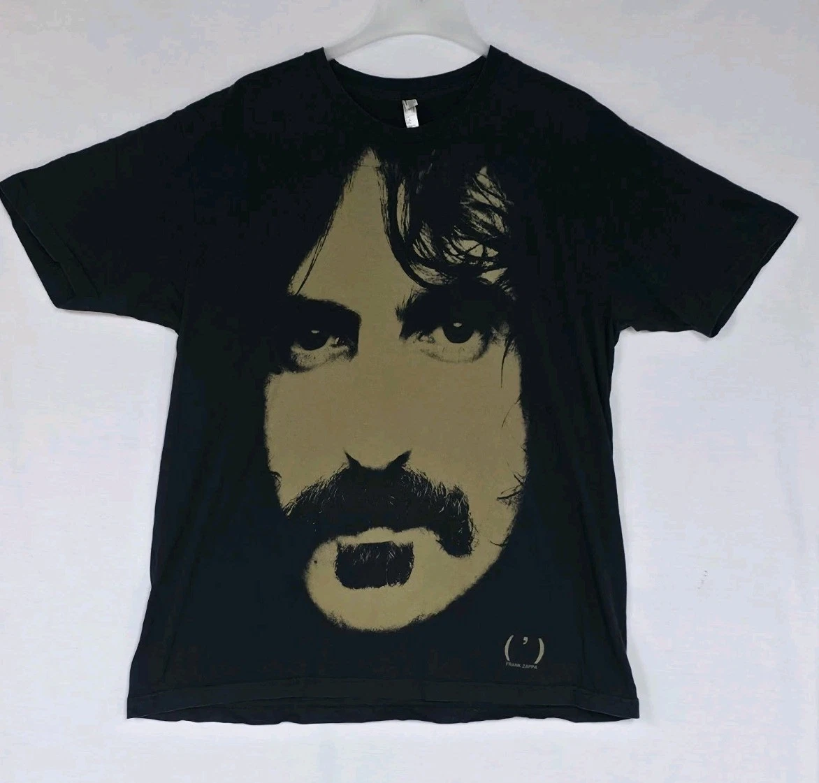 T-Shirt 'Je Suis Vieux Mais J'ai Vu' Signé Frank Zappa - Noir, Unisexe, Personnalisable (Fabriqué Aux USA)