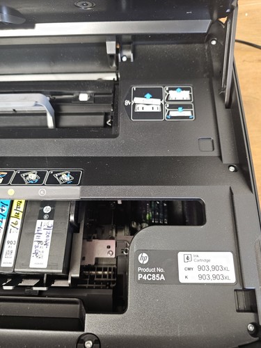 HP OfficeJet 6950 AIO Colour InkJet Printer A4 USB WiFi Fax Scan Copy Web Works - Afbeelding 12 van 24