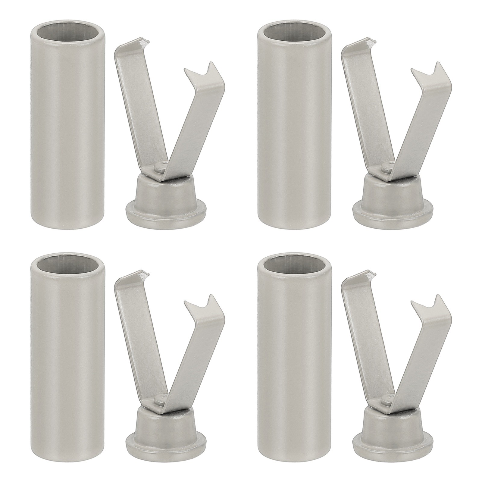 APL Aglets da 0 8 Pollici per Lacci per Scarpe 4 Pezzi Punte di Ricambio per Aglets in Metallo Argento