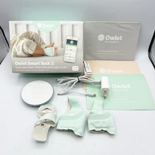 Owlet Smart Sock 2 Baby Heart Rate & Oxygen Level Health Monitor 0-18 Months