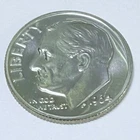 1964 10C Roosevelt Dime 90% Silver - MS MINT STATE PLUS DETAILS #5723